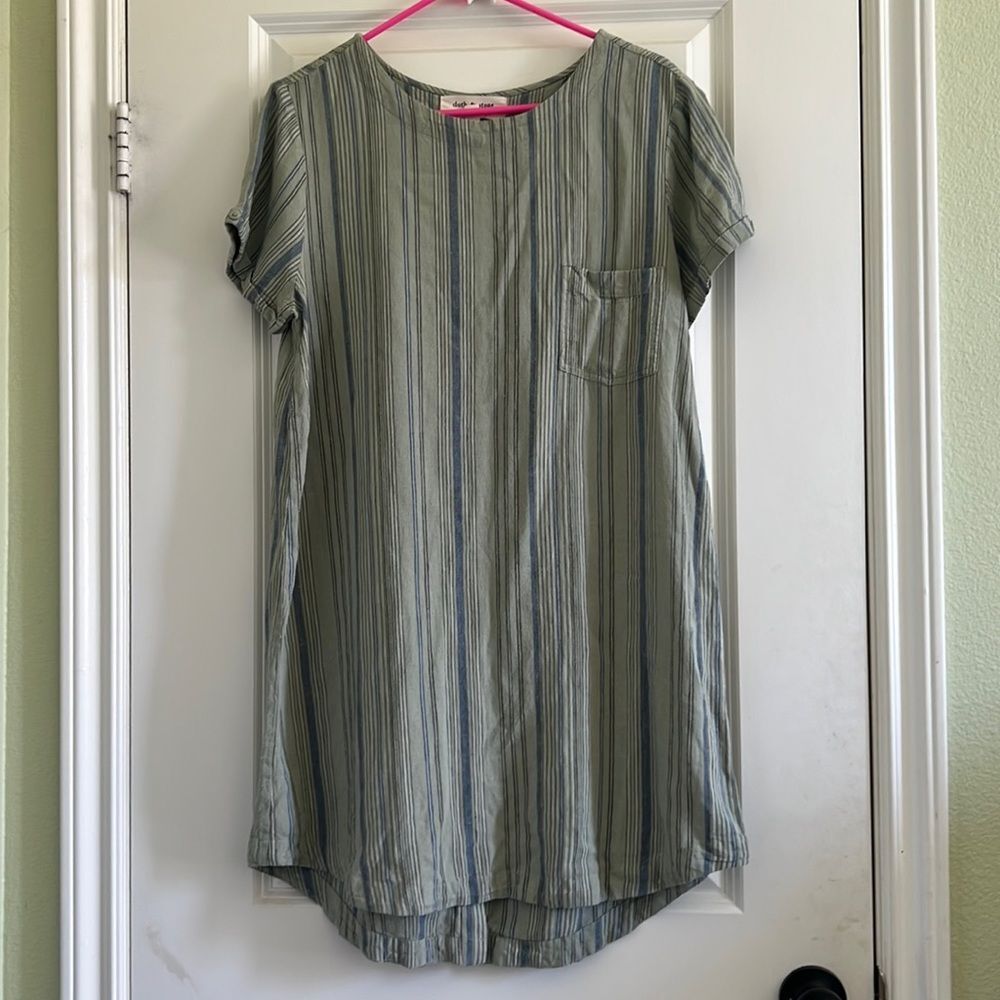 Anthro Cloth & Stone striped tunic dress
